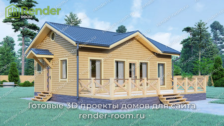 Проект  Площадь: 47, Размер: 6х9