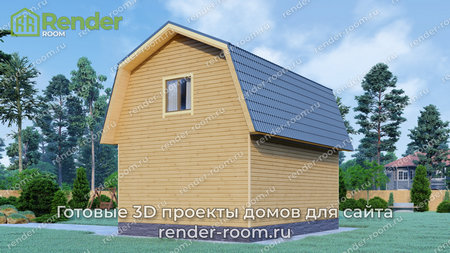 Проект  Площадь: 80, Размер: 6х8