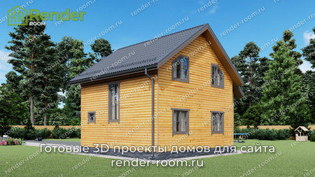 Проект  Площадь: 86,62, Размер: 8х9