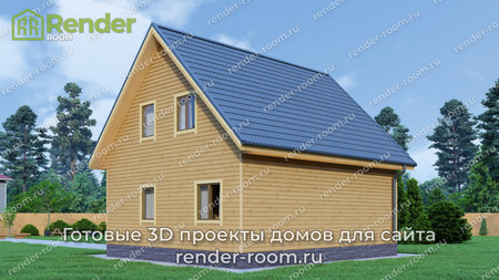 Проект П-1372 Площадь: 96, Размер: 8х9