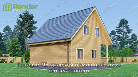 Проект П-1372 Площадь: 96, Размер: 8х9