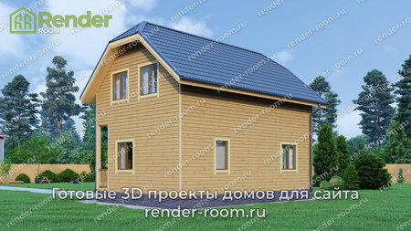 Проект  Площадь: 88, Размер: 6х9