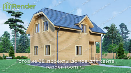 Проект  Площадь: 88, Размер: 6х9