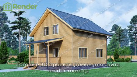 Проект  Площадь: 107, Размер: 8х8