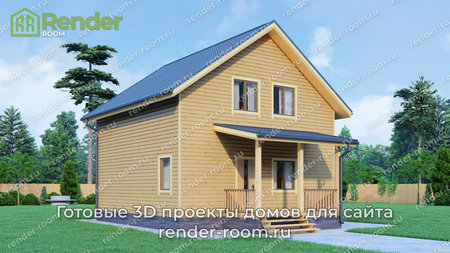 Проект  Площадь: 107, Размер: 8х8