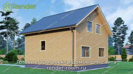 Проект  Площадь: 125, Размер: 8х9