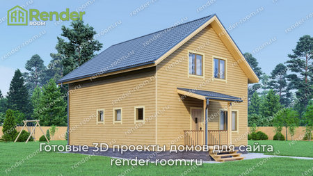 Проект  Площадь: 125, Размер: 8х9