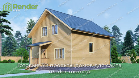 Проект  Площадь: 125, Размер: 8х9