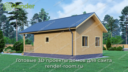 Проект  Площадь: 42, Размер: 6х8