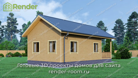 Проект  Площадь: 42, Размер: 6х8