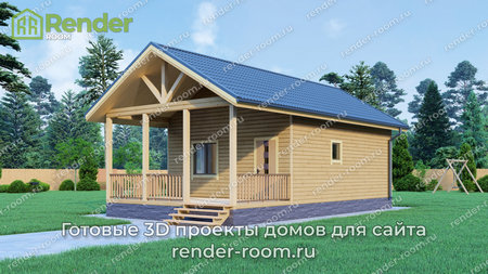 Проект  Площадь: 42, Размер: 6х8