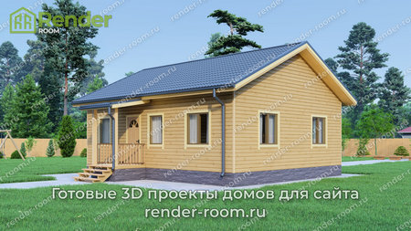 Проект  Площадь: 57, Размер: 8х10