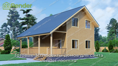 Проект  Площадь: 91, Размер: 6х9