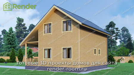 Проект  Площадь: 91, Размер: 6х9