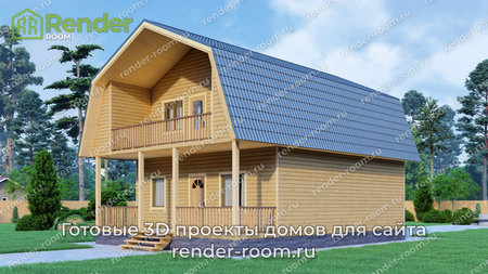 Проект  Площадь: 121, Размер: 8х11