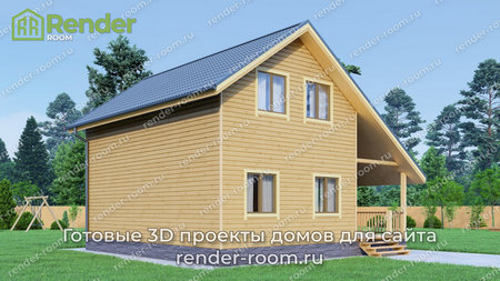 Проект  Площадь: 90, Размер: 6х9