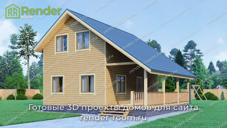 Проект  Площадь: 90, Размер: 6х9