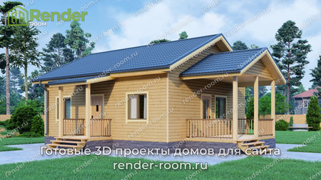 Проект  Площадь: 65, Размер: 8х9