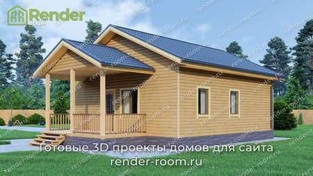 Проект  Площадь: 65, Размер: 8х9