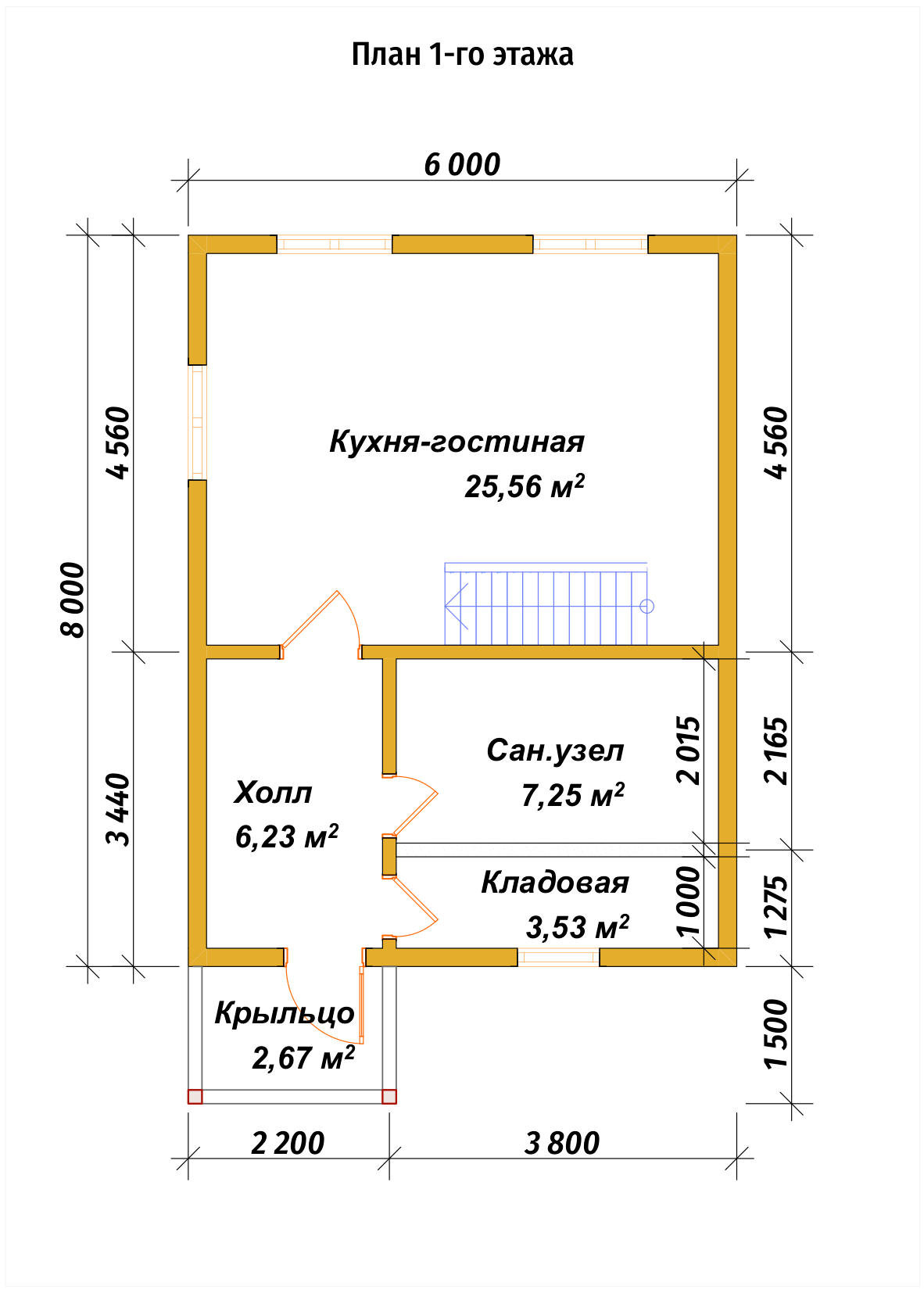 П-1403 План первого этажа П-1403 План первого этажа