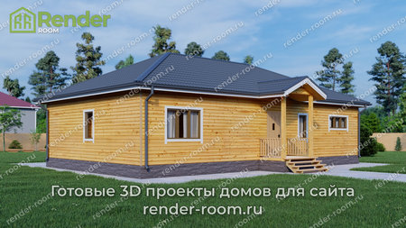 Проект  Площадь: 124, Размер: 9х15