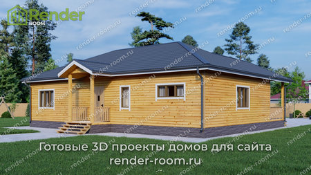 Проект  Площадь: 124, Размер: 9х15