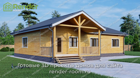 Проект  Площадь: 124, Размер: 9х15