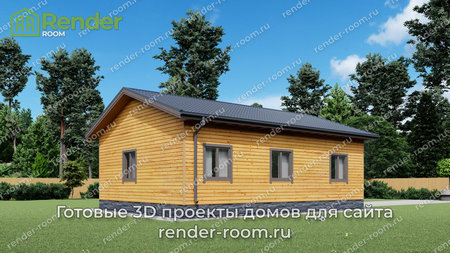 Проект  Площадь: 75, Размер: 8х11