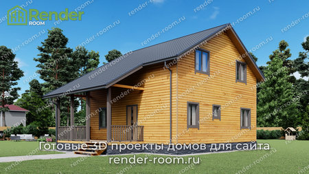 Проект  Площадь: 126, Размер: 8х9