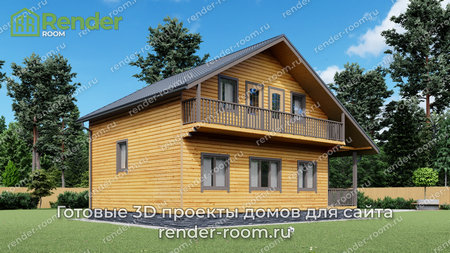 Проект  Площадь: 126, Размер: 8х9