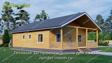 Проект  Площадь: 100, Размер: 9х13