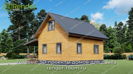 Проект  Площадь: 75, Размер: 8х9