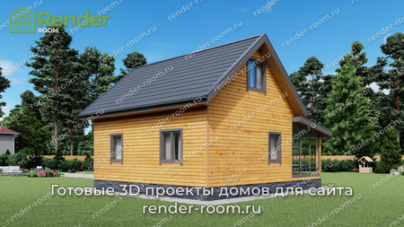 Проект  Площадь: 75, Размер: 8х9