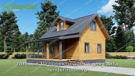 Проект  Площадь: 75, Размер: 8х9