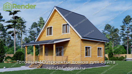 Проект  Площадь: 79, Размер: 6х8