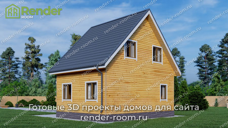 Проект  Площадь: 79, Размер: 6х8