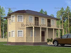 Проект  Площадь: 104, Размер: 6х11