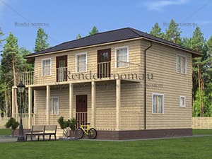 Проект  Площадь: 104, Размер: 6х11