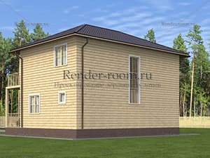 Проект  Площадь: 104, Размер: 6х11