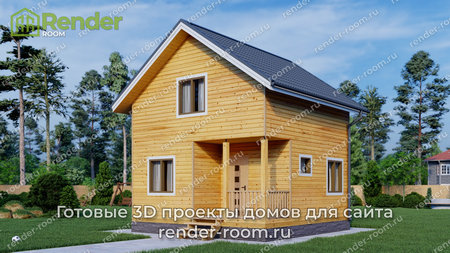 Проект  Площадь: 57, Размер: 6х6