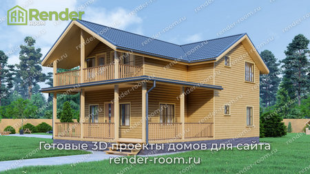 Проект  Площадь: 164, Размер: 8х10