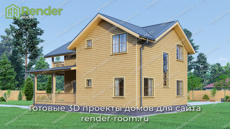 Проект  Площадь: 164, Размер: 8х10