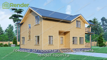 Проект  Площадь: 164, Размер: 8х10