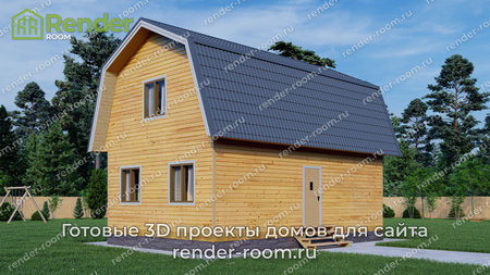 Проект  Площадь: 80, Размер: 6х9