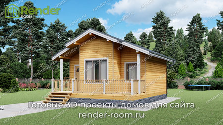 Проект  Площадь: 32, Размер: 6х6