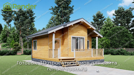 Проект  Площадь: 32, Размер: 6х6