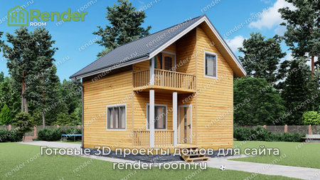 Проект П-1456 Площадь: 63, Размер: 6х7