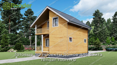 Проект П-1456 Площадь: 63, Размер: 6х7