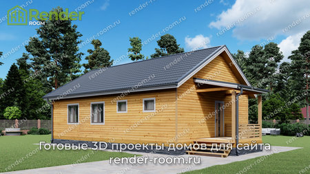 Проект  Площадь: 80, Размер: 8х12