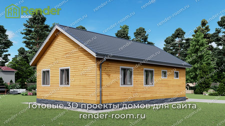 Проект  Площадь: 80, Размер: 8х12